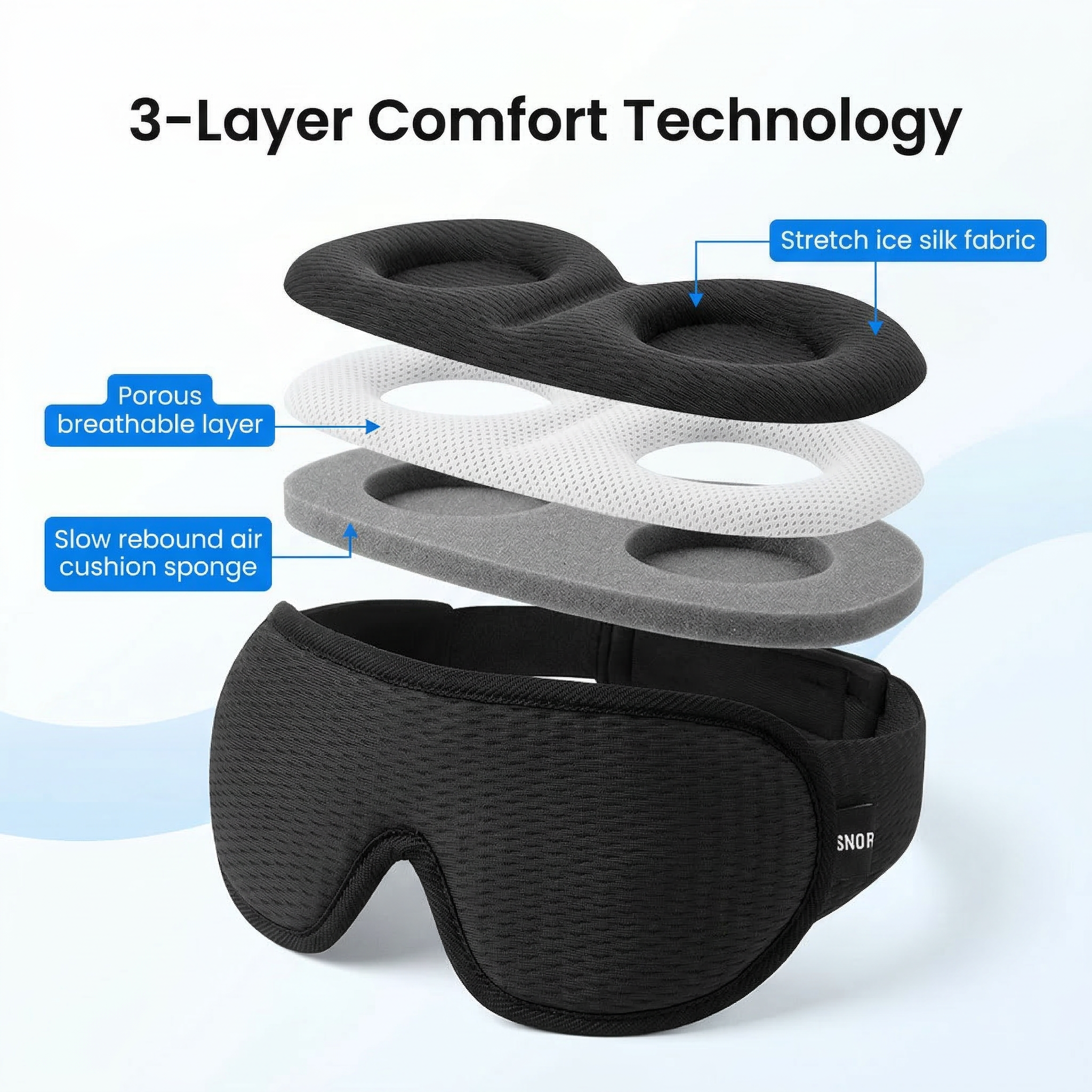 3D Lightweight Sleeping Masks