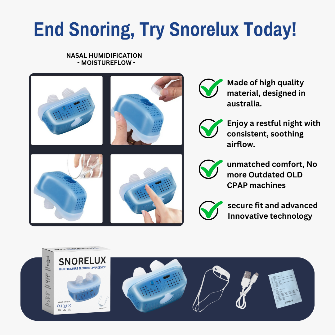 Advanced Electric Anti-Snoring Device - Snorelux®