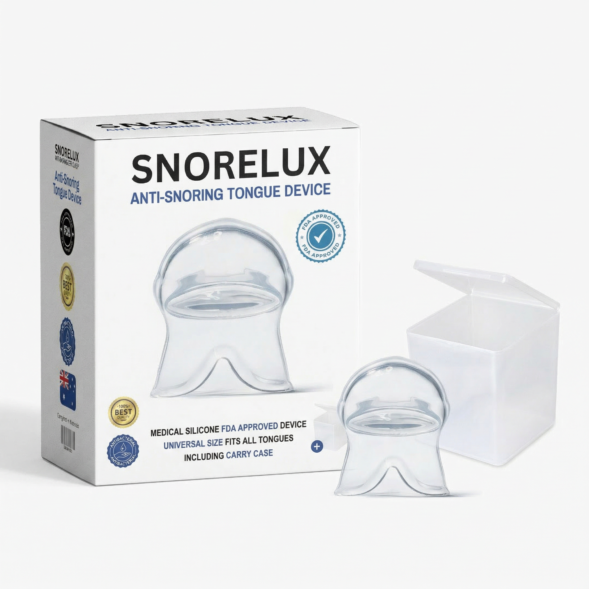 Anti-Snoring Tongue Device